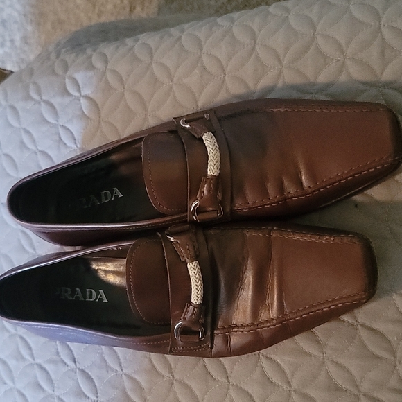 Prada Other - STUNNING PRADA BROWN LOAFERS